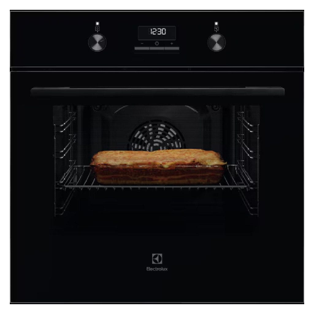 AEG Einbaubackofen keine Angaben KOFGH40BK, mit Side grids Standard, Grillheizstab, Elektronik-Uhr, Timeranzeige
