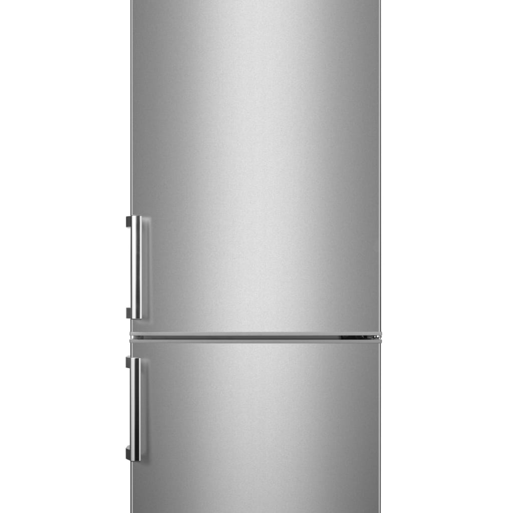 PKM Kühl-/Gefrierkombination Kühlschrank KG249.4A++IX, 180 cm hoch, 55 cm breit, Standgerät 269 Liter Inox-Design