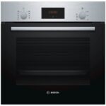 BOSCH Backofen Einbau-Backofen Einbauherd HBF114ESO Edelstahl Serie 2