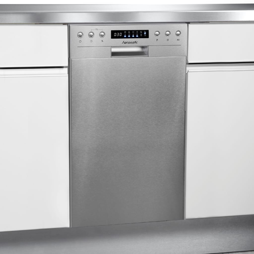 Hanseatic Unterbaugeschirrspüler HGU4582C10J7710DI, 10 Maßgedecke, Unterbau, mit 6 Programmen, mit Startzeitvorwahl