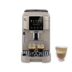 De'Longhi Kaffeevollautomat Magnifica Start Pop ECAM220.50.BG - 5 Rezepte, Milchschaumdüse, beige, Intuitives Touch Bedienfeld, Iced Coffee, einstellbares Aroma