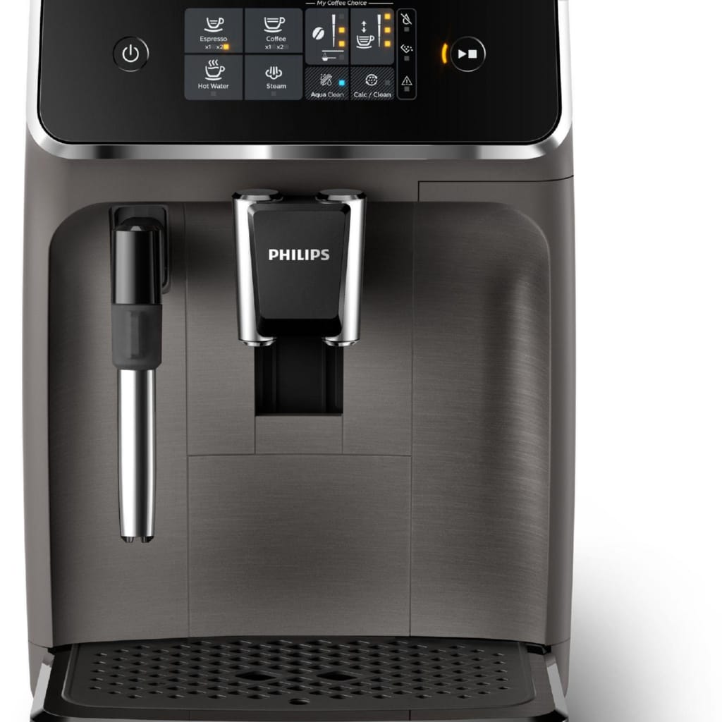 Philips Kaffeevollautomat, Sensortouch Oberfläche, Keramikmahlwerk, Milchaufschäumer