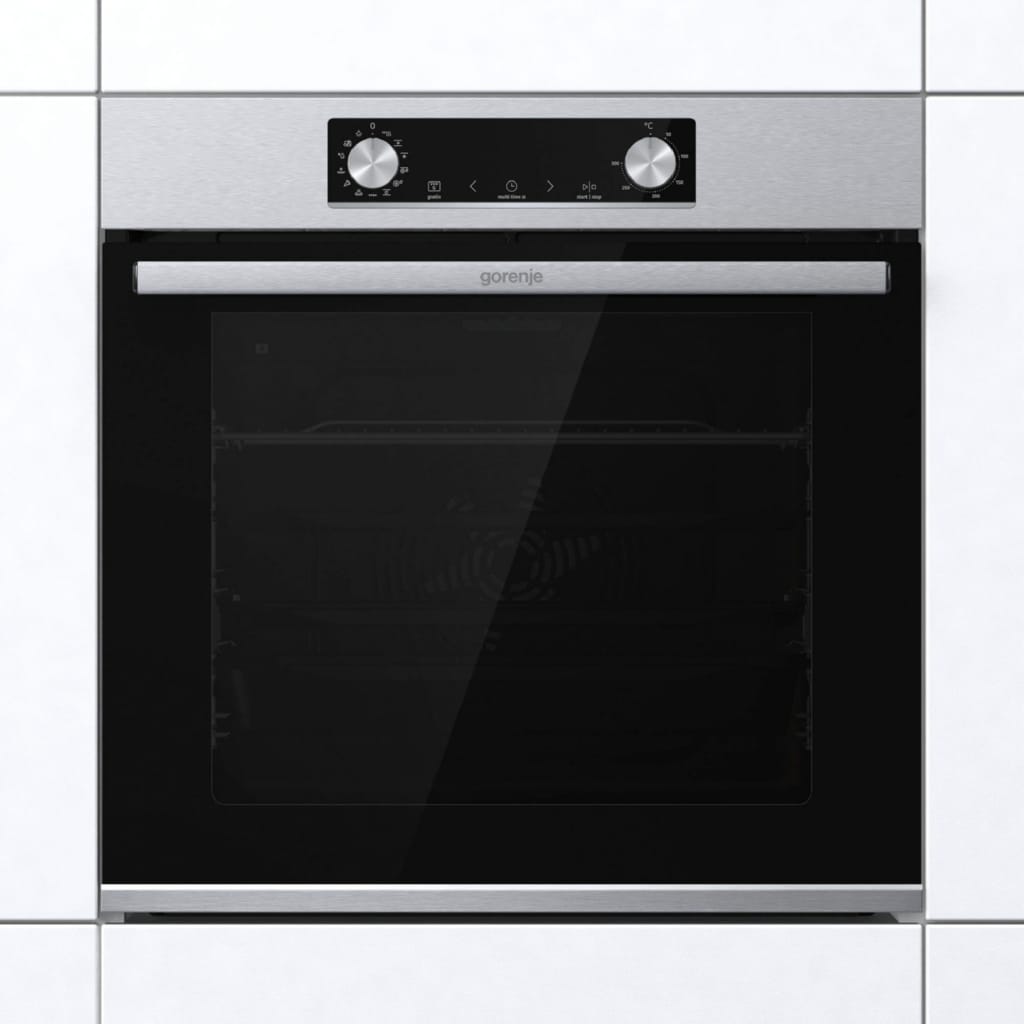 GORENJE Pyrolyse Backofen BPS6737E14X, BPS6737E14BG, mit 1-fach-Teleskopauszug, Pyrolyse-Selbstreinigung, AirFry-Funktion