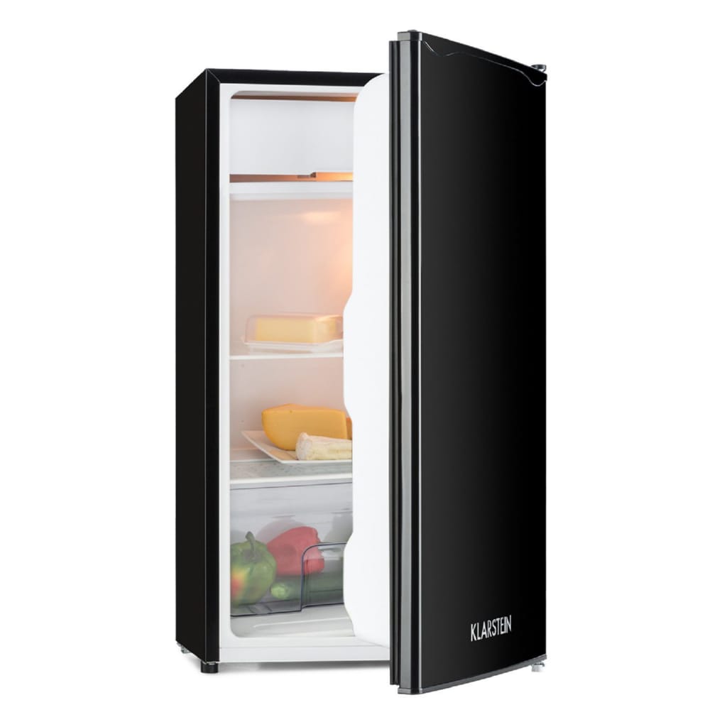 Klarstein Getränkekühlschrank Alleinversorger, 83 cm hoch, 47 cm breit, Kühl-Gefrierschrank Mini Fridge Haus Getränkekühlschrank