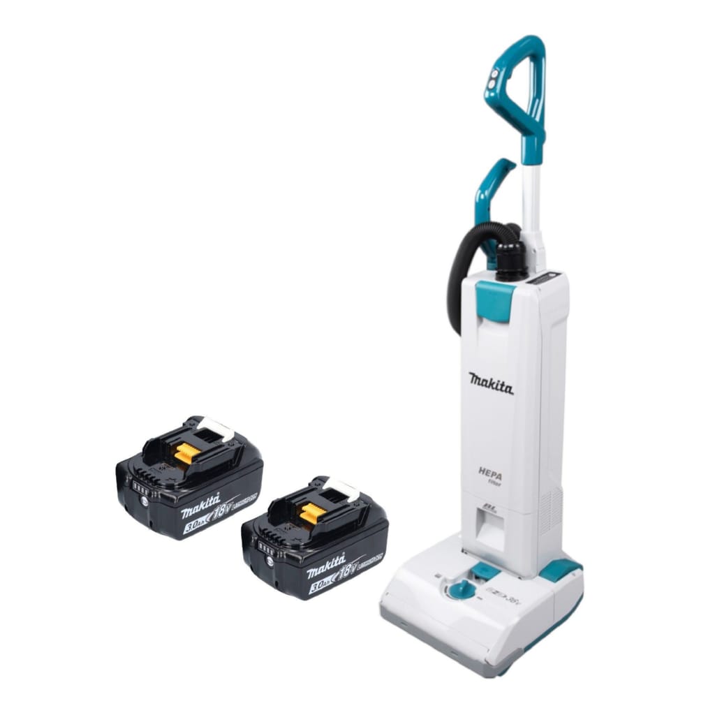 Makita Akku-Handstaubsauger DVC 560 F2 36 V (2x 18 V) 5 l + 2x Akku 3,0 Ah - ohne Ladegerät