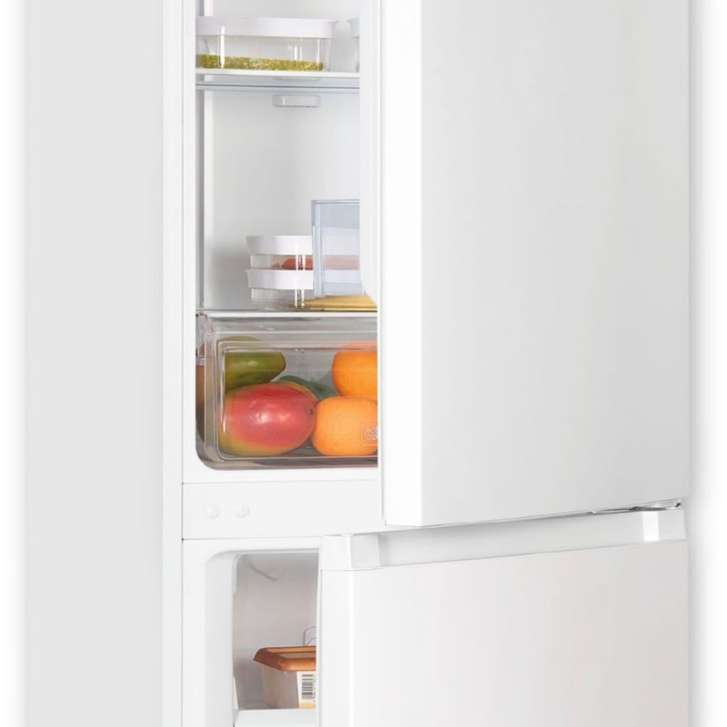 exquisit Kühl-/Gefrierkombination KGC265-70-NF-040C, 180,5 cm hoch, 54,5 cm breit, Energieeffizienzklasse C, 253 Liter Nutzinhalt, Total NoFrost