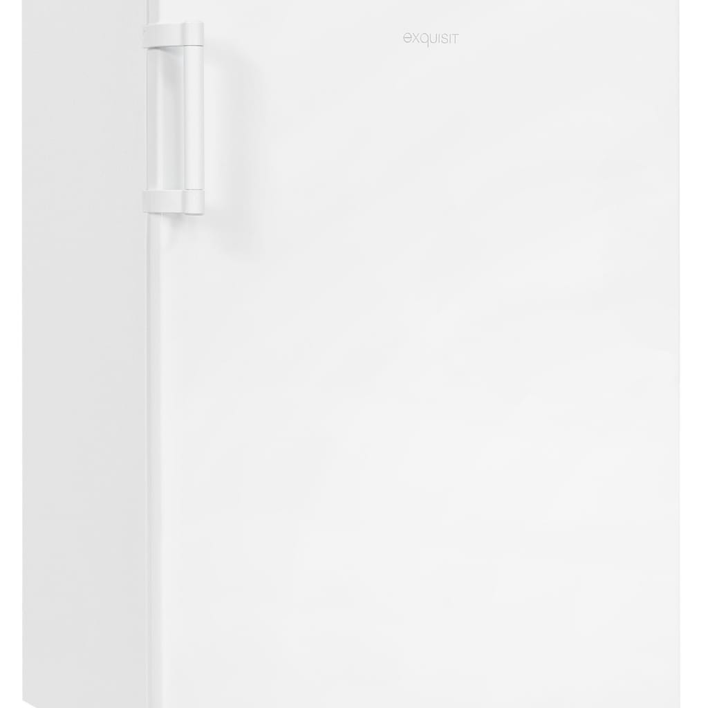 exquisit Vollraumkühlschrank KS16-V-H-010E weiss, 85 cm hoch, 56 cm breit, 33 L Mini-Kühlschrank: kompakt, flexibel, hell & energiesparend
