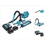 Makita Akku-Handstaubsauger DCL 184 RM Akku Staubsauger 18 V 54 mbar 0,5 l + 2x Akku 4,0 Ah + Lad