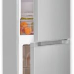 exquisit Kühl-/Gefrierkombination KGC195-65--330E silber, 157,5 cm hoch, 48,5 cm breit, 4-Sternefach