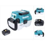 Makita Akku-Handstaubsauger DVC 750 LT1 Akku Staubsauger LXT 18 V 67 mbar 7,5 l Brushless + 1x Ak