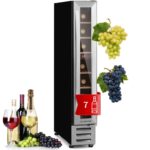Klarstein Weinkühlschrank Vinovilla, für 7 Standardflaschen á 0,75l,Wein Flaschenkühlschrank Weintemperierschrank Weinschrank Kühlschrank