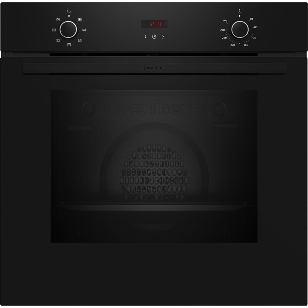 NEFF Einbaubackofen N 30 B1CCC0AK3, mit Teleskopauszug nachrüstbar, CircoTherm® Heißluftsystem ermöglicht optimale Garergebnisse