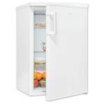 exquisit Kühlschrank KS516-V-H-010C, 84.5 cm hoch, 56 cm breit, 133 Liter, Energieklasse C, 37 dB, 3 Glasablagen, 3 Türablagen