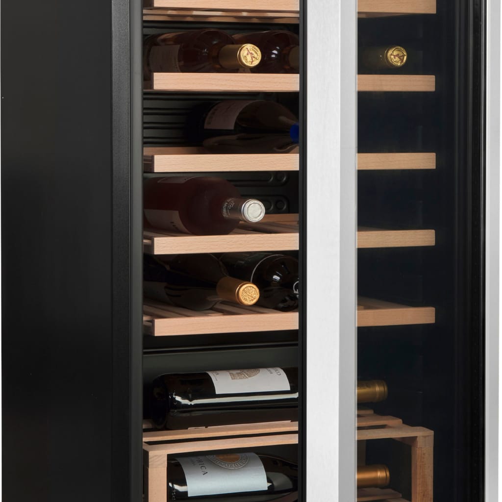 Hanseatic Weinkühlschrank HWC24FCBH-2, für 24 Standardflaschen á 0,75l