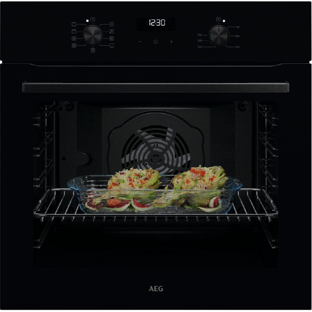 AEG Einbaubackofen SurroundCook® Serie 5000 TU5AB20WSK, Aqua-Reinigungsfunktion, Heißluftfunktion, Backen auf 3 Ebenen, Aqua-Reinigungsfunktion