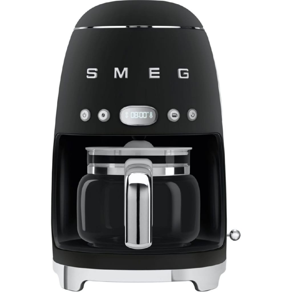 Smeg Kaffee- /Teestation DCF02BLMEU Filter Kaffeemaschine Schwarz-Matt