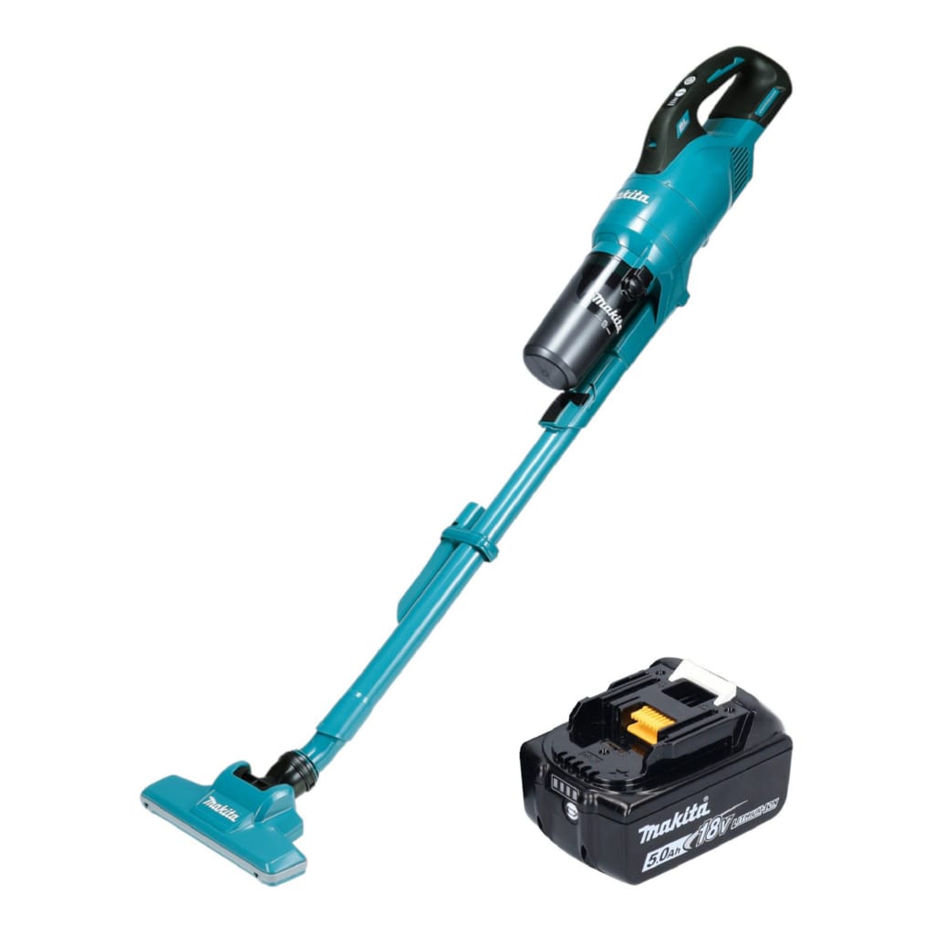 Makita Akku-Handstaubsauger DCL 286 FT Akku Staubsauger 18 V 0,25 l Brushless + 1x Akku 5,0 Ah
