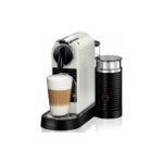 NESPRESSO Kapselmaschine CITIZ EN 267.WAE von DeLonghi, White, inkl. Aeroccino Milchaufschäumer, Willkommenspaket mit 7 Kapseln