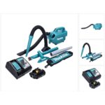 Makita Akku-Handstaubsauger DCL 184 RA1 Akku Staubsauger 18 V 54 mbar 0,5 l + 1x Akku 2,0 Ah + La