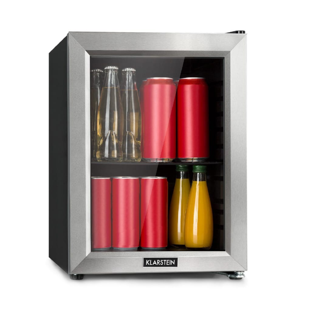 Klarstein Table Top Kühlschrank Harlem, 50 cm hoch, 35 cm breit, Bier Hausbar Getränkekühlschrank Hotel Mini Fridge