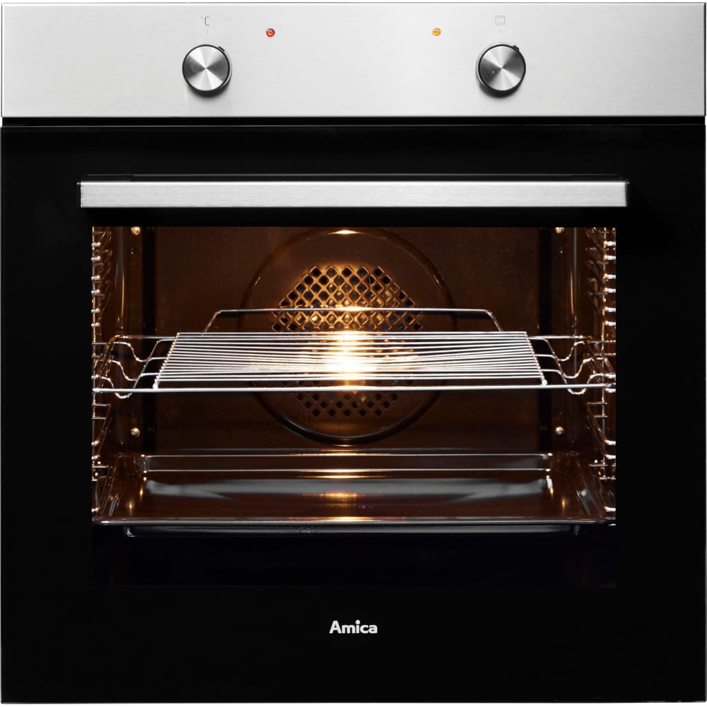 Amica Einbaubackofen EBX 943 640 E, mit Teleskopauszug nachrüstbar, Großer Garraum, sparsam, sicher und leicht zu reinigen im Alltag