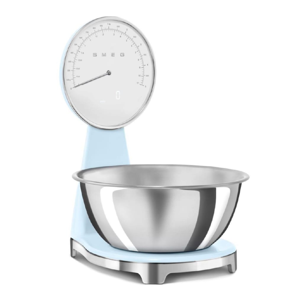 Smeg Küchenwaage KSF01PBWW Portionswaage Pastellblau