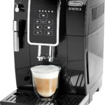 De'Longhi Kaffeevollautomat Dinamica ECAM358.15.B - Long Coffee Funktion für Filterkaffee, schwarz, Milchaufschäumdüse, 300 g Bohnenbehälter, automatische Reinigung